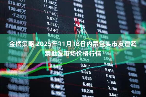 金橘策略 2025年11月18日内蒙包头市友谊蔬菜批发市场价格行情